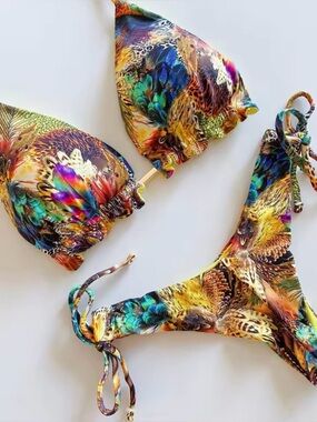 🌿 Multi Animal Print Bikini